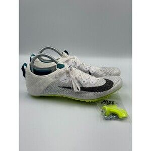 NIKE Superfly Elite 2 White Bright Spruce With Spikes Size 8.5 FZ9662-100 NEW!